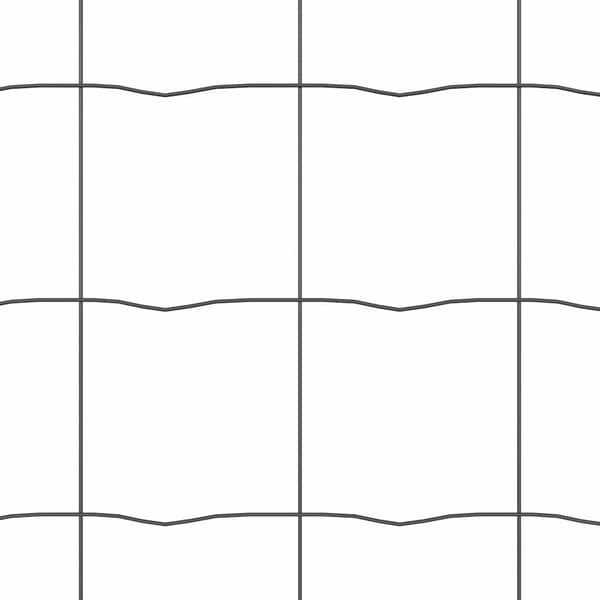vidaXL Markfixerat Svetsat Stängsel 10 x 0,4 m (B x H) Grå