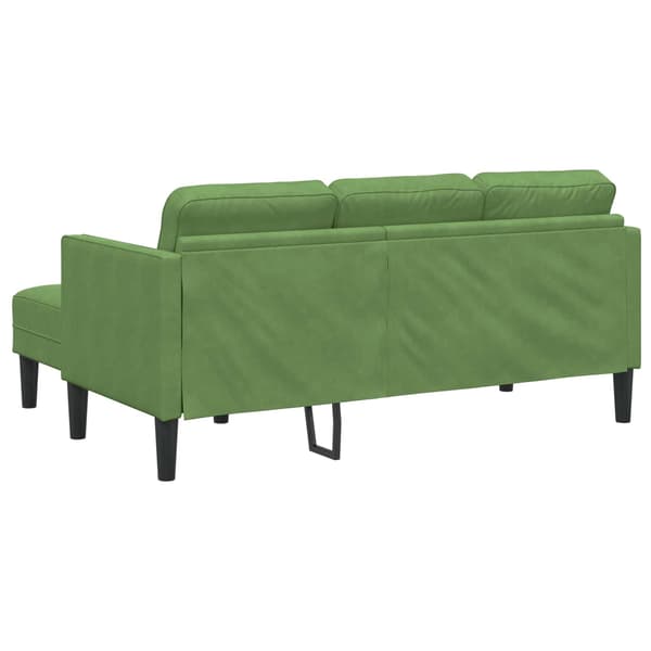 vidaXL Soffset 2 st Ljusgrön Polyester Grön