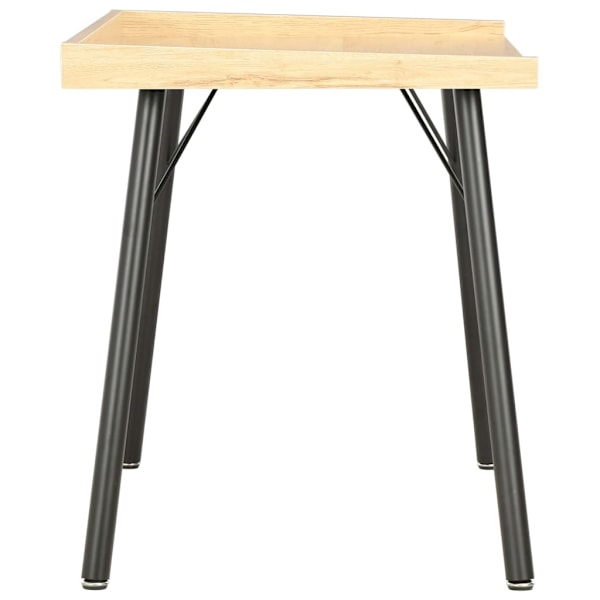 vidaXL Skrivbord ek 90x50x79 cm Svart