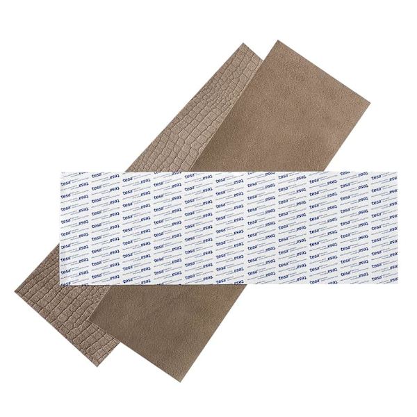 WallArt Läderplattor Stubbs rökig taupe 16 st Taupe