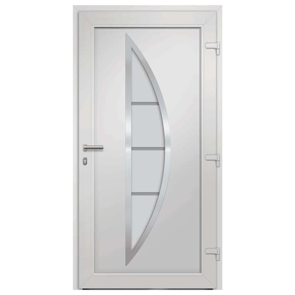 vidaXL Ytterdörr vit 98x200 cm Vit