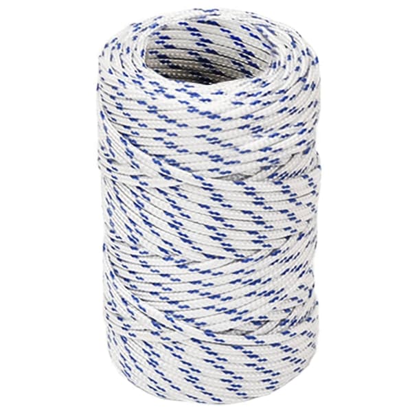 vidaXL Båtlina vit 2 mm 50 m polypropylen Vit