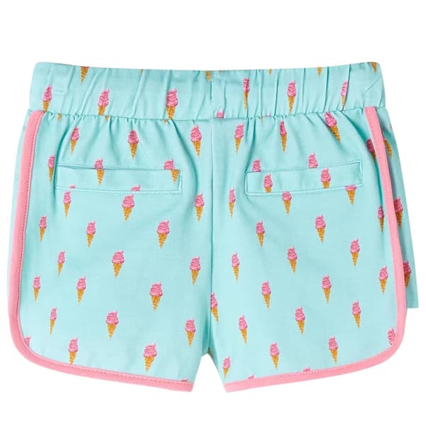vidaXL Shorts för barn med snöre ljus mint 104 Grön