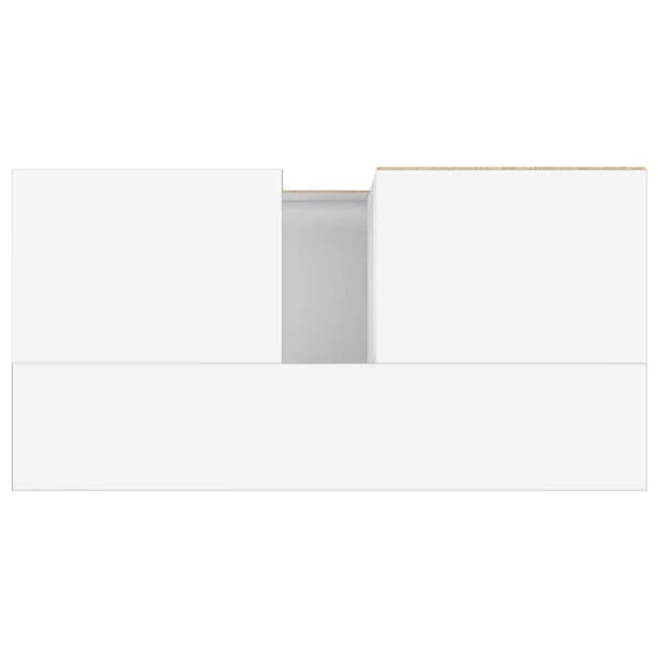 vidaXL Badrumsskåp vit 65x33x60 cm konstruerat trä Vit