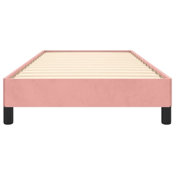 vidaXL Sängram rosa 80x200 cm sammet Rosa