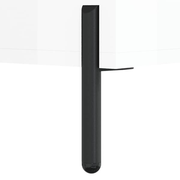vidaXL Skåp vit högglans 34,5x34x90 cm konstruerat trä Vit