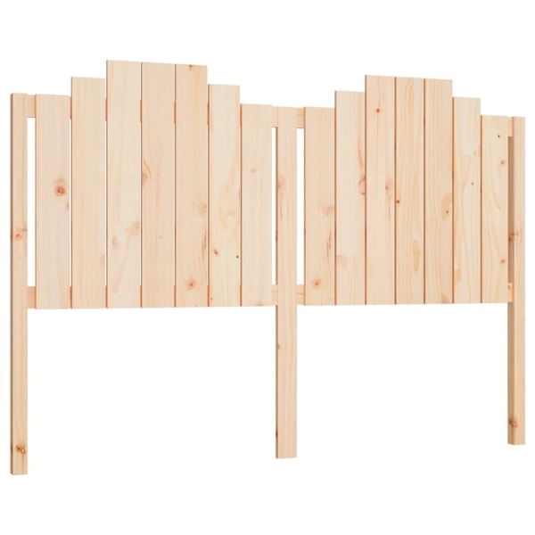 vidaXL Sänggavel 166x4x110 cm massiv furu Brun