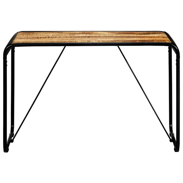 vidaXL Matbord 118x60x76 cm massivt grovt mangoträ Brun