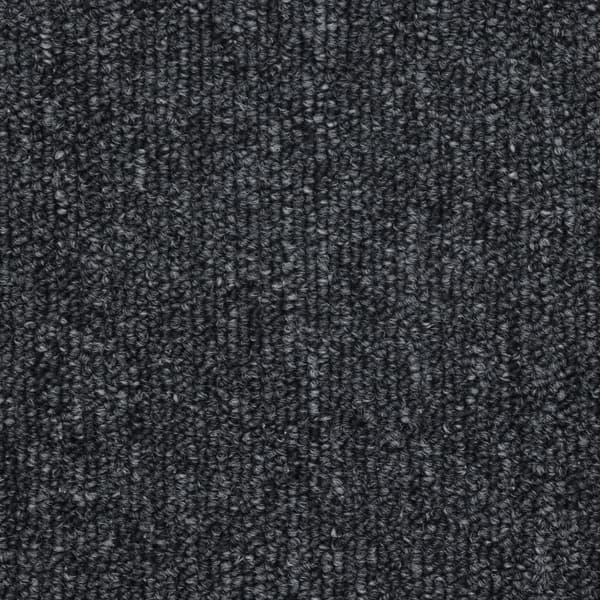 vidaXL Trappmattor 10 st 65x24x4 cm mörkgrå halvrunda stora Grå