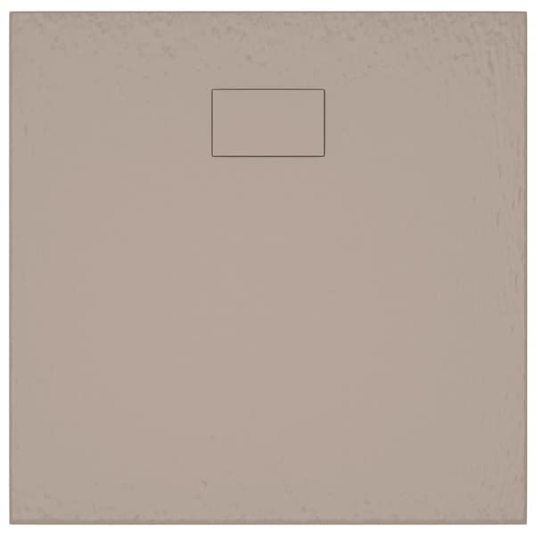 vidaXL Duschkar SMC brun 90x80 cm Brun