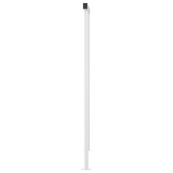 vidaXL Automatisk markis med vindsensor & LED 6x3 m gul/vit Gul
