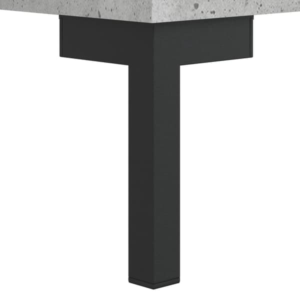 vidaXL Skåp betonggrå 34,5x34x90 cm konstruerat trä Grå