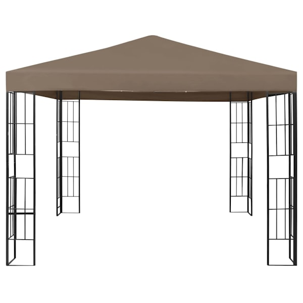 vidaXL Paviljong 3x3 m taupe Taupe