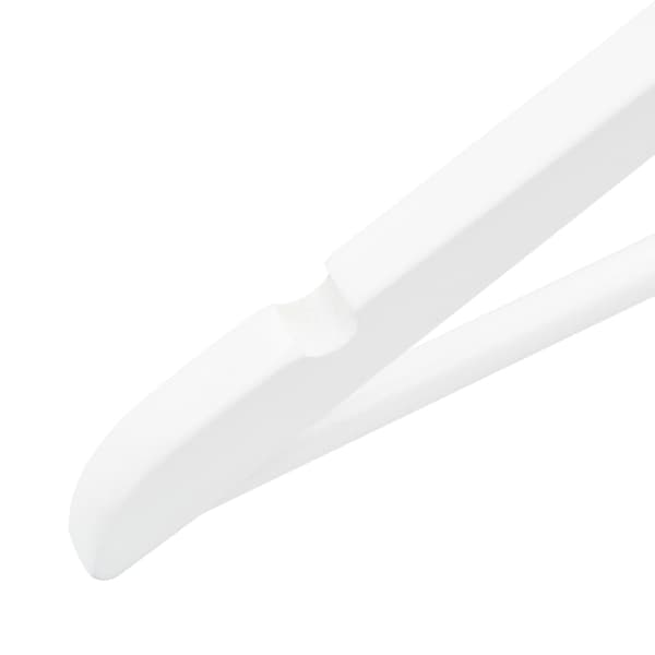 vidaXL Klädgalgar 100 st halkfria vit trä Vit