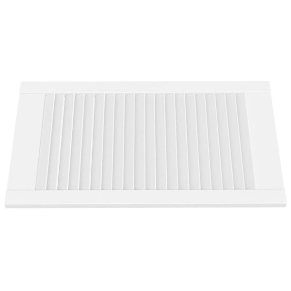 vidaXL Skåpluckor lamelldesign 4 st vit 69x39,4 cm massiv furu Vit