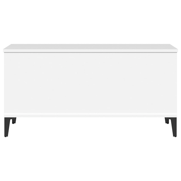 vidaXL Soffbord vit 90x44,5x45 cm konstruerat trä Vit