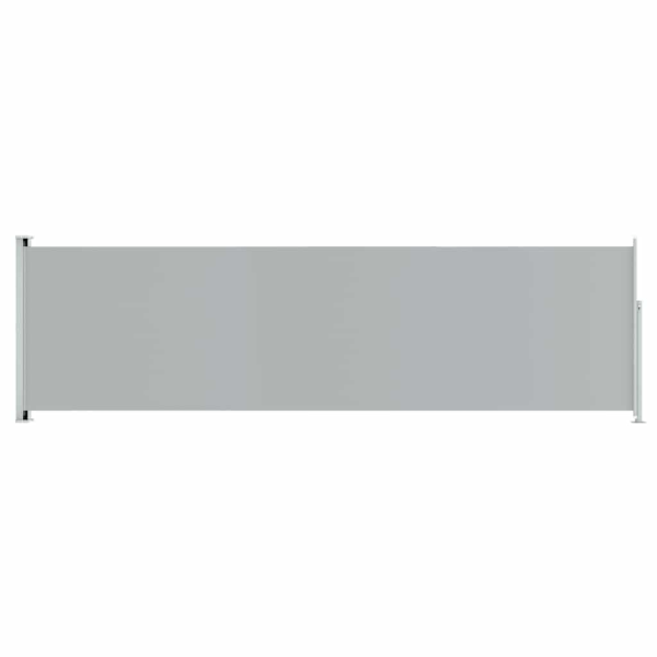vidaXL Infällbar sidomarkis 180x600 cm grå grå