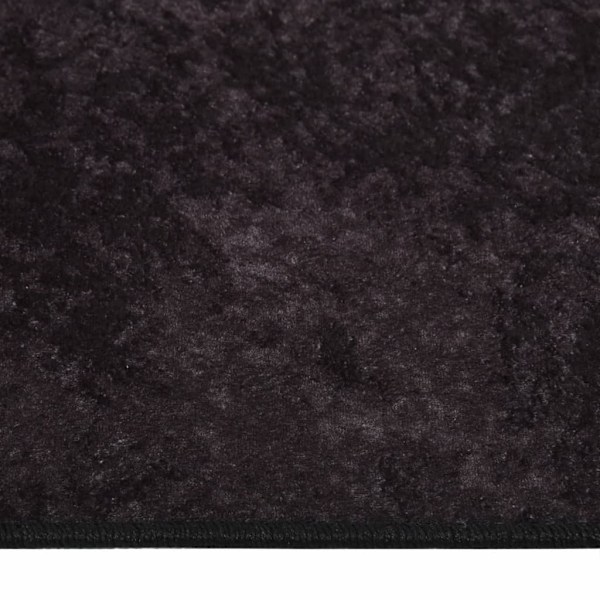 vidaXL Matta tvättbar 80x150 cm antracit halkfri Antracit