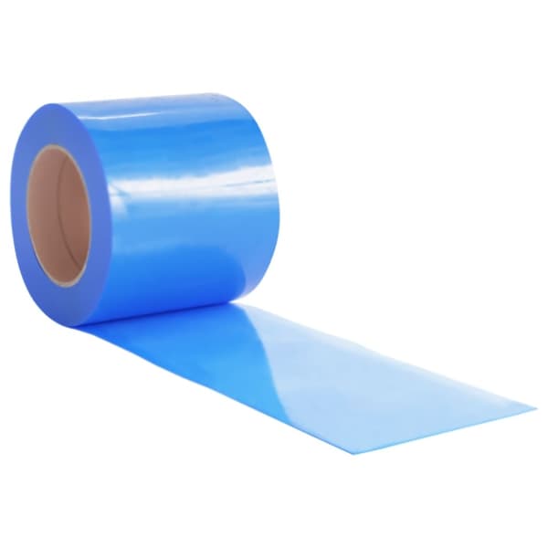vidaXL Köldridå blå 200x1,6 mm 25 m PVC Blå