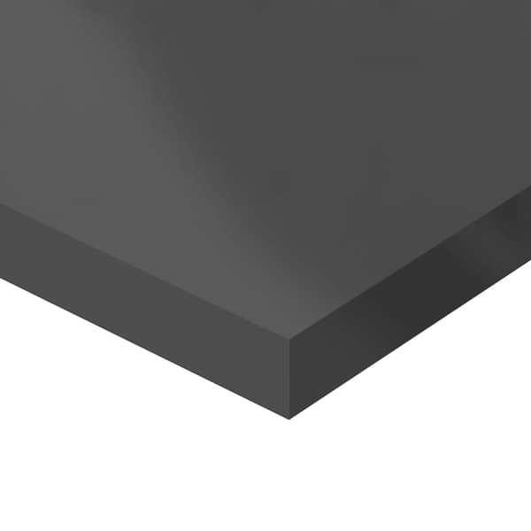 vidaXL Hyllplan 8 st grå högglans 80x20x1,5 cm konstruerat trä grå