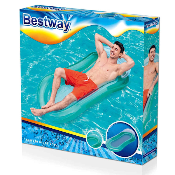 Bestway Badmadrass för pool Aqua Lounge Grön