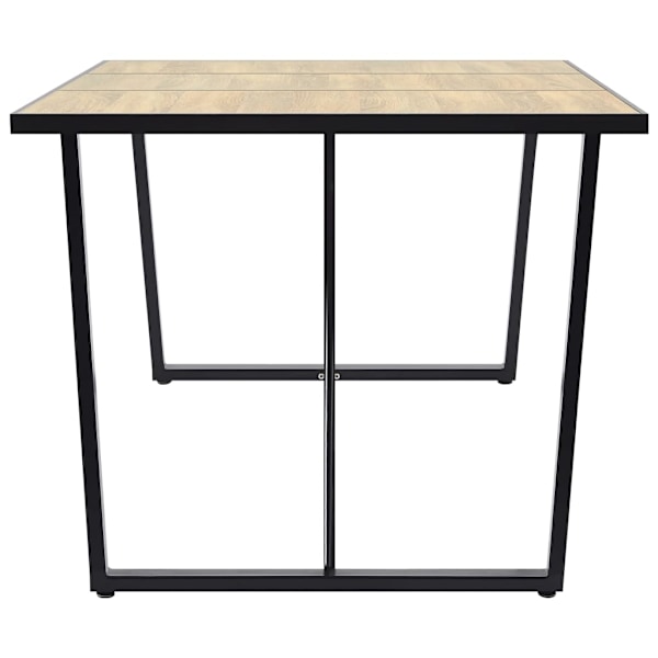 vidaXL Matbord ek 200x100x75 cm MDF Brun
