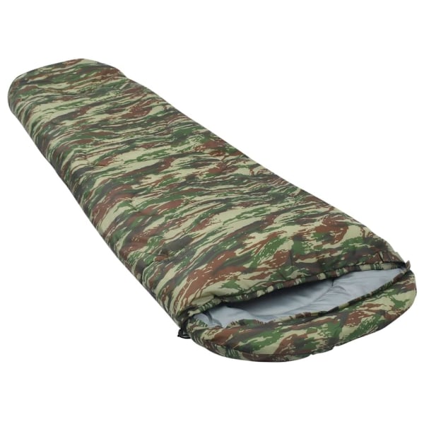 Köp vidaXL Lätt sovsäck kamouflage 15°C 850g Flerfärgsdesign | Fyndiq