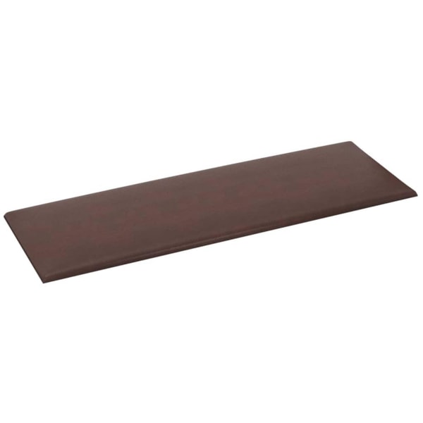 vidaXL Väggpaneler 12 st brun 90x30 cm konstläder 3,24 m² Brun