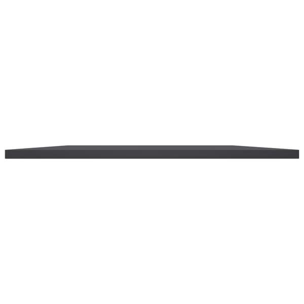 vidaXL Hyllplan 8 st grå 80x30x1,5 cm konstruerat trä grå
