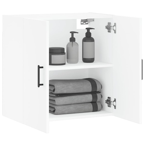 vidaXL Väggskåp vit 60x31x60 cm konstruerat trä Vit
