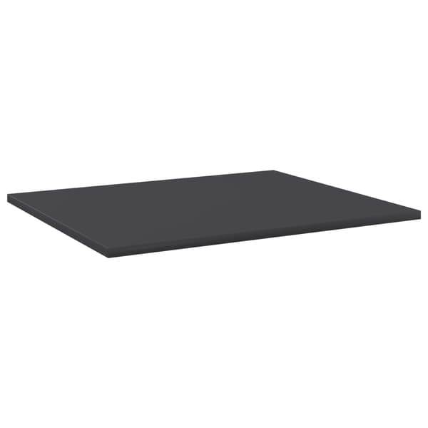 vidaXL Hyllplan 4 st grå 60x50x1,5 cm konstruerat trä grå