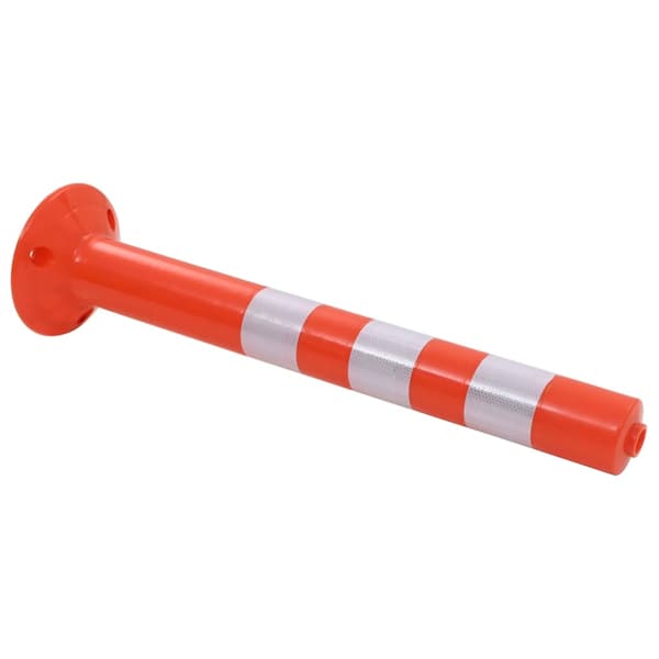 vidaXL Trafikpollare 2 st plast 75 cm