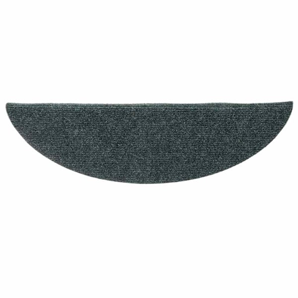 vidaXL Trappstegsmattor självhäftande 5 st grön 56x17x3 cm brodyr Grön