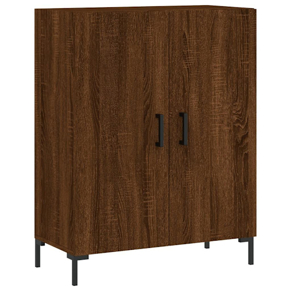 vidaXL Högskåp brun ek 69,5x34x180 cm konstruerat trä Brun