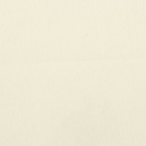 vidaXL Bänkdyna för trädgården gräddvit 180x(50+50)x7 cm oxfordtyg Vit