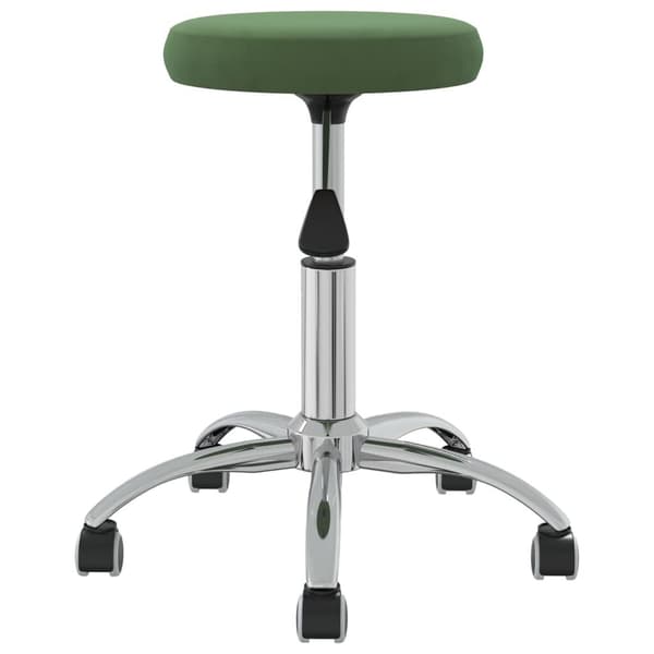 vidaXL Massagepall mörkgrön sammet Grön