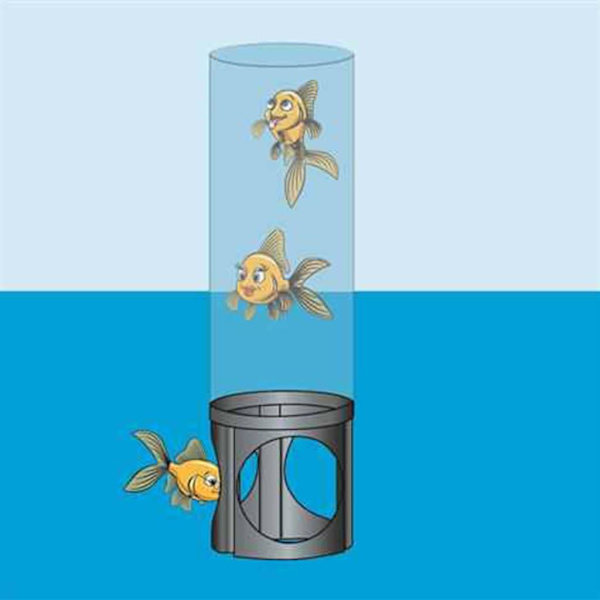 Ubbink Fisktorn 100 cm akryl Transparent