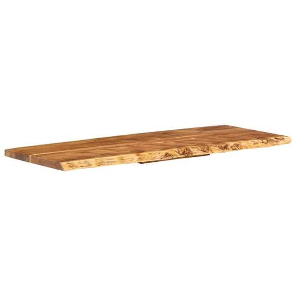 vidaXL Bänkskiva för badrum massivt akaciaträ 140x52x3,8 cm