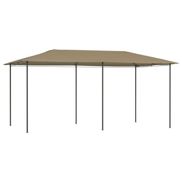 vidaXL Paviljong 3x6x2,6 m taupe 160 g/m² Taupe