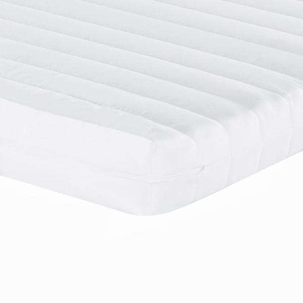 vidaXL Dagbädd med extrabädd och madrasser mörkgrå 100x200 cm tyg Grå