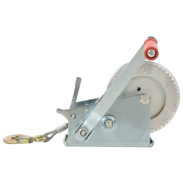 vidaXL Handvinsch 1360 kg Silver
