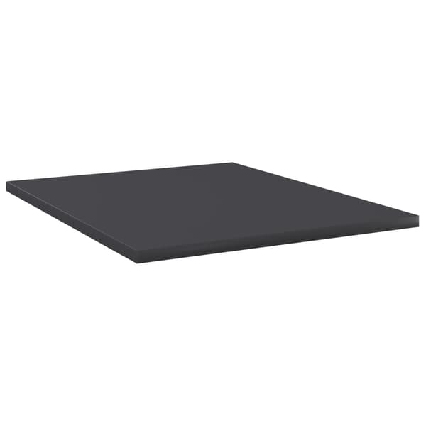 vidaXL Hyllplan 8 st grå 40x50x1,5 cm konstruerat trä grå