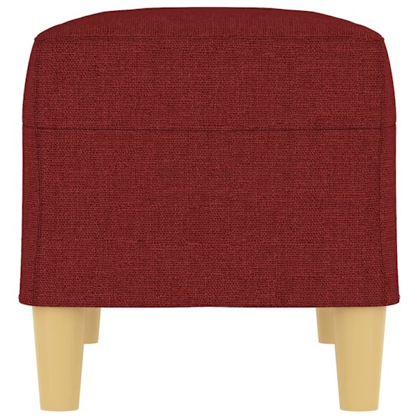 vidaXL Bänk vinröd 70x35x41 cm tyg Röd
