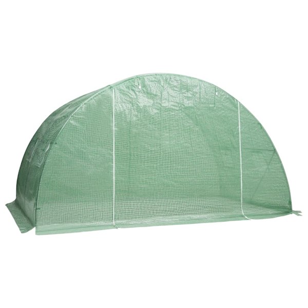 vidaXL Växthus 8 m² 2x4x2 m Grön