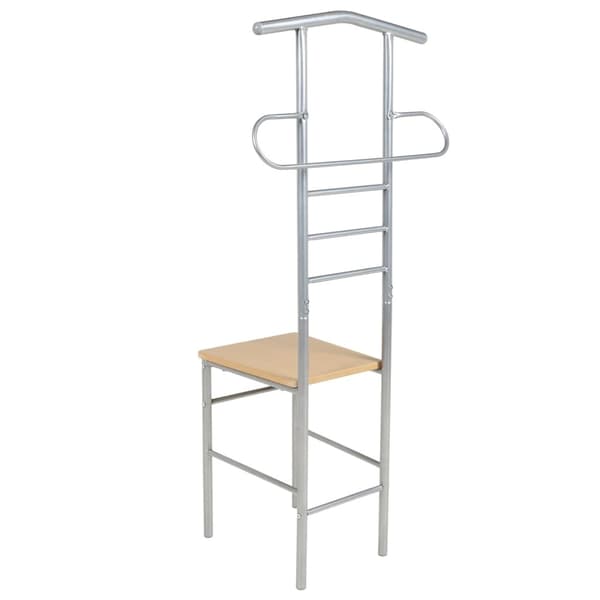 vidaXL Herrbetjänt stol 2-pack Brun
