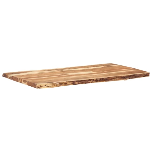 vidaXL Bordsskiva massivt akaciaträ 118x(50-60)x3,8 cm Brun