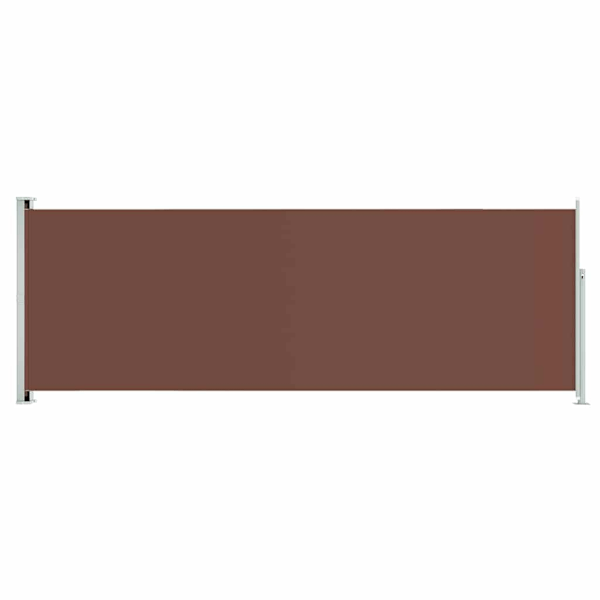 vidaXL Infällbar sidomarkis 220x600 cm brun Brun