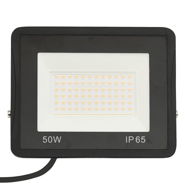 vidaXL Strålkastare 2 st 50 W LED kallvit Svart