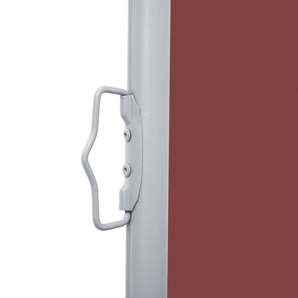 vidaXL Infällbar sidomarkis brun 120x600 cm Brun