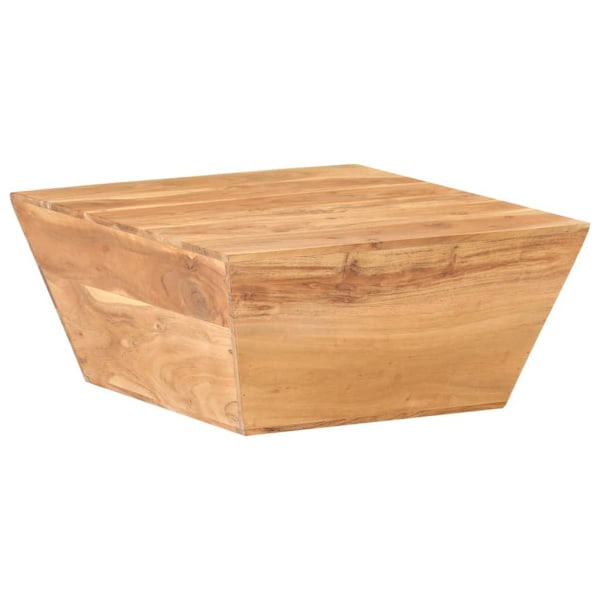 vidaXL Soffbord V-format 66x66x30 cm massivt akaciaträ Brun